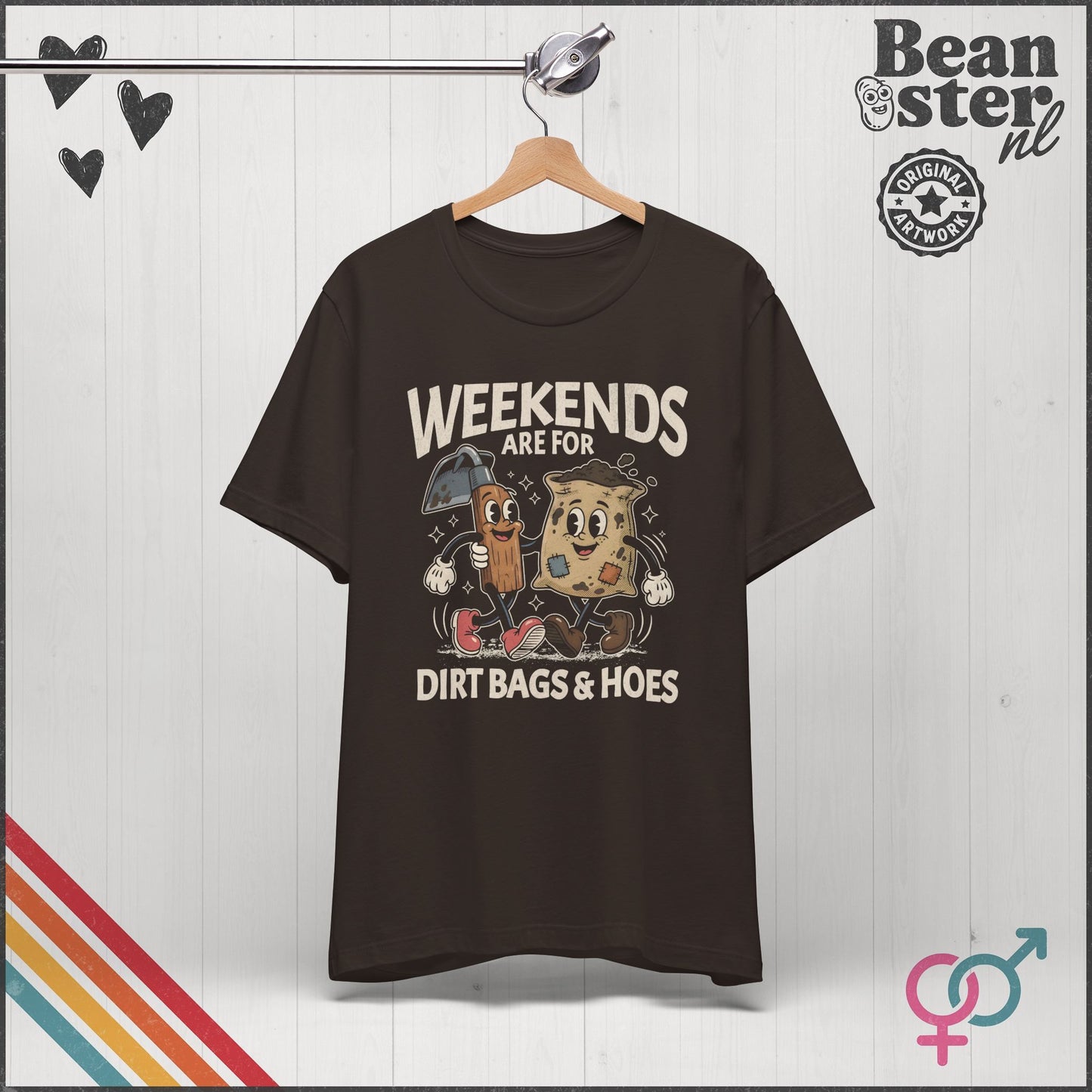 Hoes And Dirt Bags Graphic Tee – Funny Adult Humor Shirt