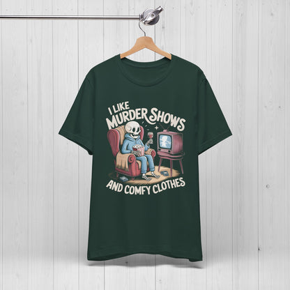 Murder Shows & Comfy Clothes Retro Shirt