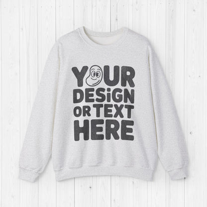 Custom Unisex Sweatshirt –  Personalized Sweater 18000