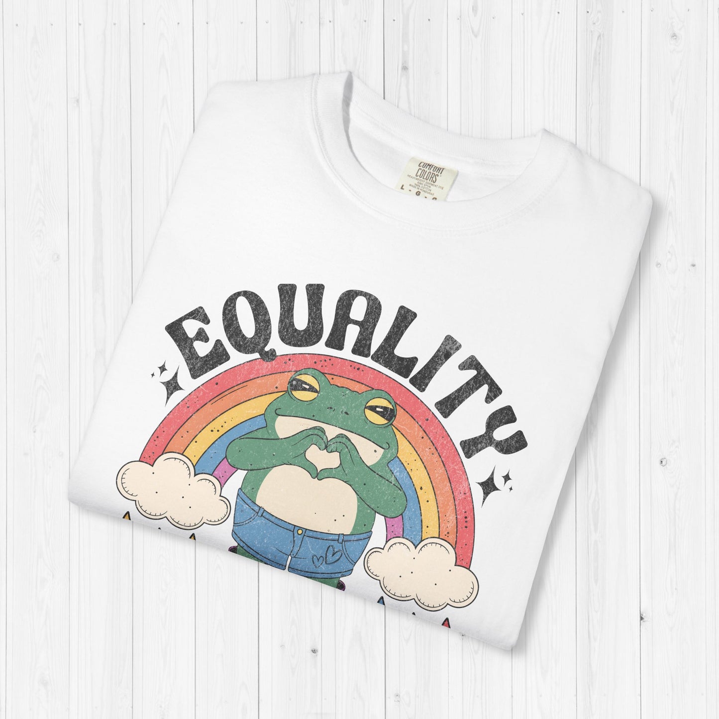 Equality Hurts No One Funny Frog Shirt 🌈