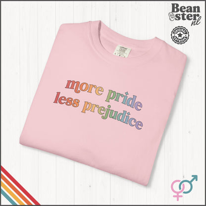 More Pride Less Prejudice LGBTQ Pride T-Shirt
