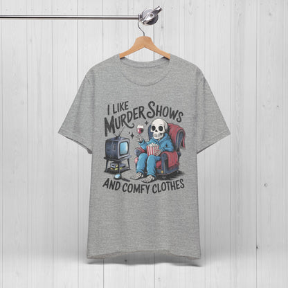 Murder Shows & Comfy Clothes Retro Shirt