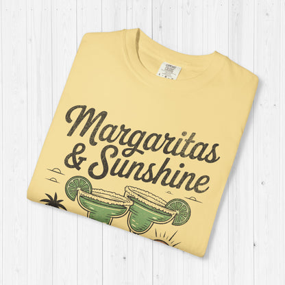 Margaritas and Sunshine Shirt – Vintage Summer Vibes Tee