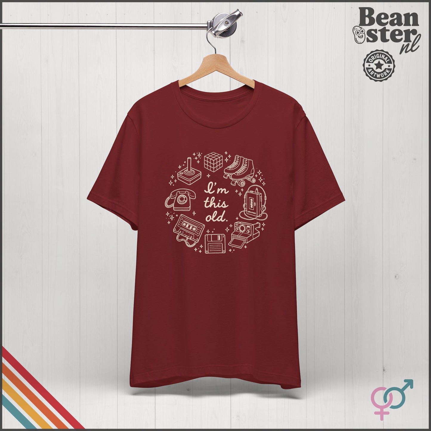 I'm This Old T-Shirt | Funny Retro Vintage Tee