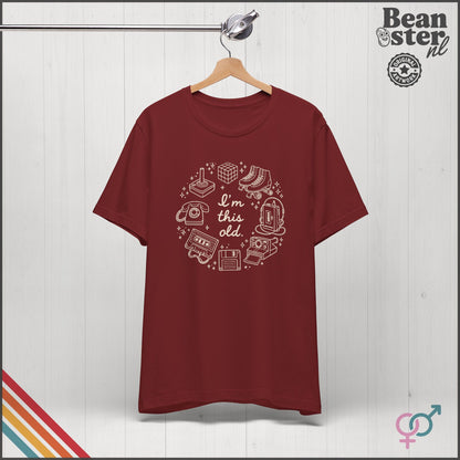I'm This Old T-Shirt | Funny Retro Vintage Tee