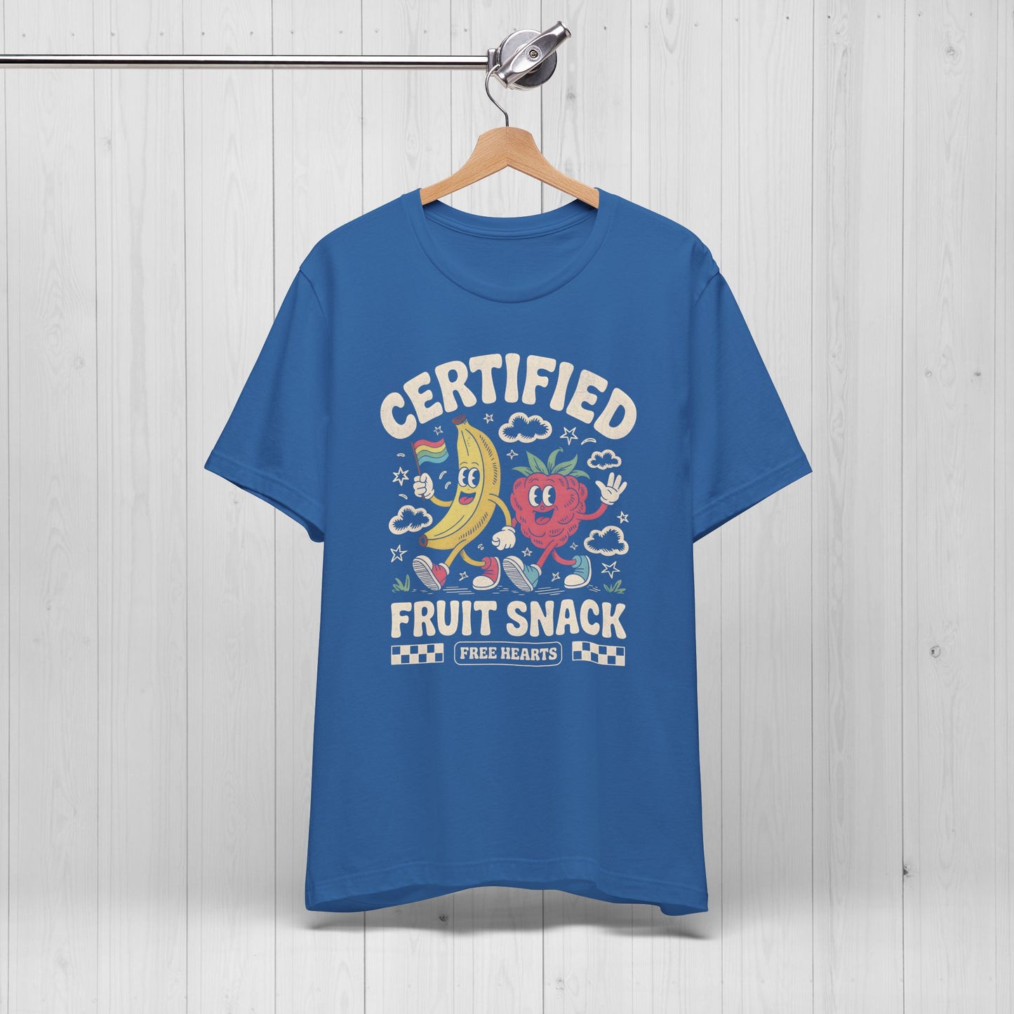 Certified Fruit Snack Tee – Cute Retro LGBTQ Pride Shirt