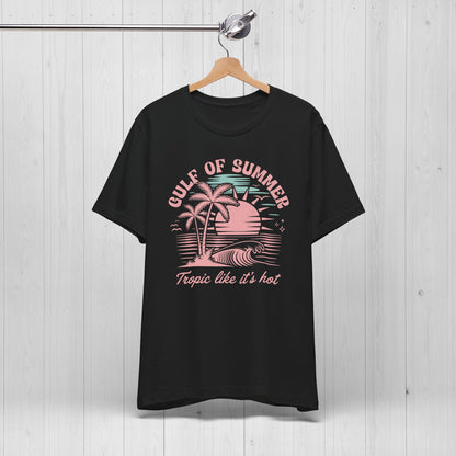 Gulf of Summer Tee | Vintage Pink 90s Beach Vibes Shirt 🌞