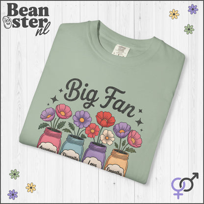 Cute Jar Graphic Tee – Human Rights Flower Slogan Shirt