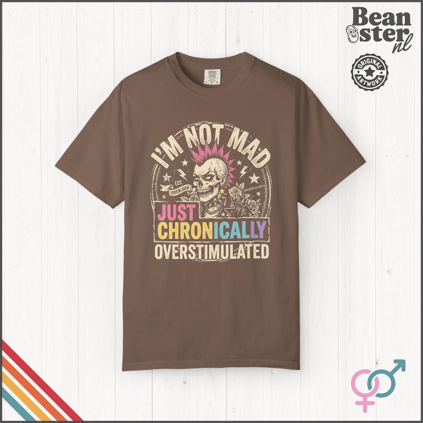 Chronically Overstimulated Shirt | ADHD Humor T-Shirt
