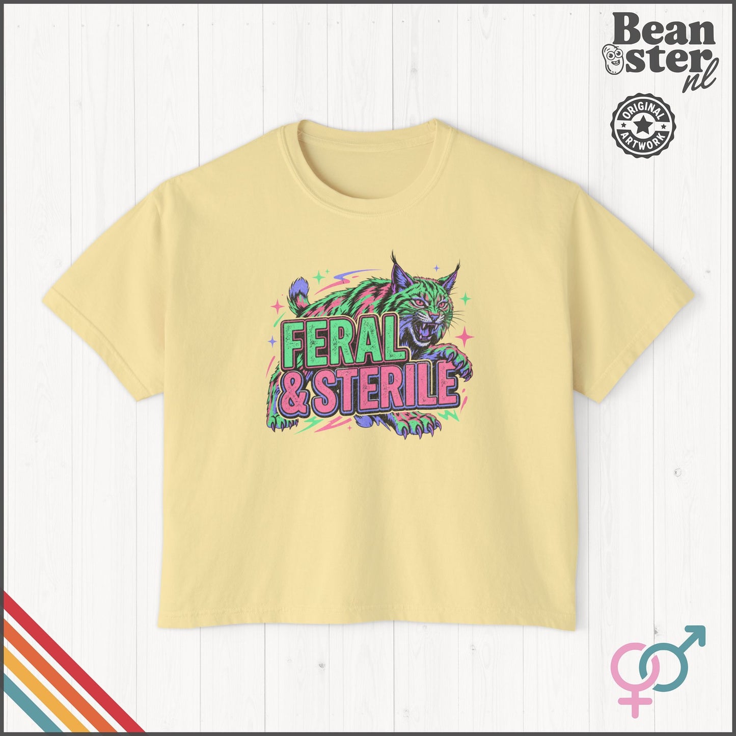 Feral and Sterile T-Shirt | Funny Childfree Lifestyle Tee
