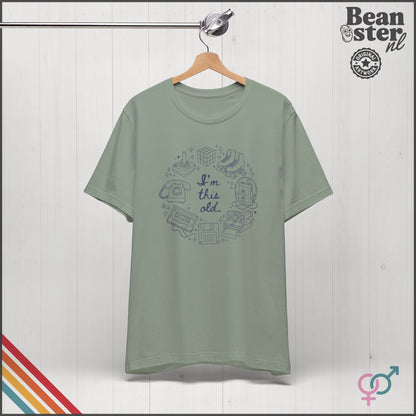 I'm This Old T-Shirt | Funny Retro Vintage Tee