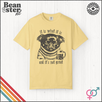 It Is What It Is & It’s Not Great Funny Brussels Griffon T-Shirt