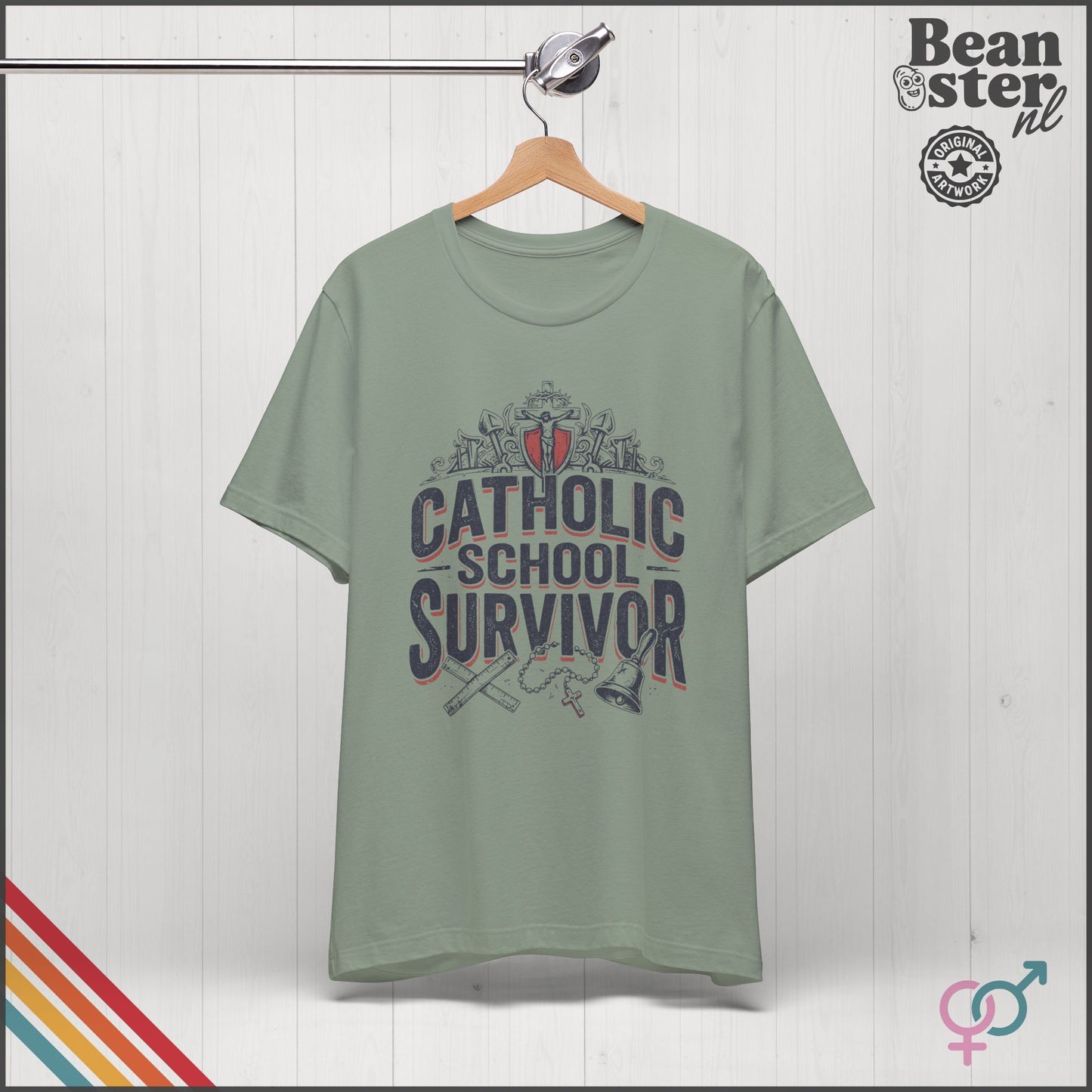 Catholic School Survivor Funny T-Shirt | Dark Humor Tee