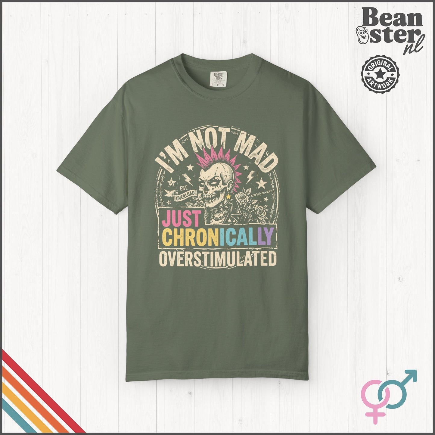 Chronically Overstimulated Shirt | ADHD Humor T-Shirt