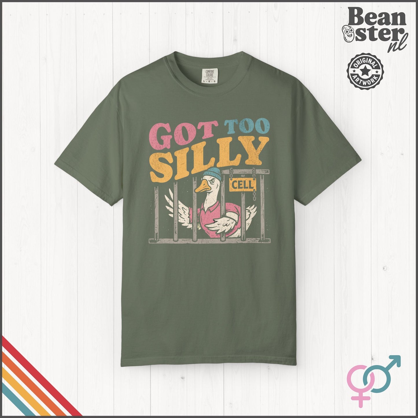 Got Too Silly Funny Graphic T-Shirt | Weird Humor Tee