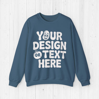 Custom Unisex Sweatshirt –  Personalized Sweater 18000