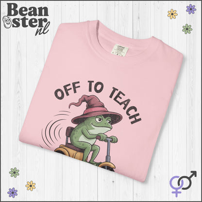 Funny Frog Scooter Science Teacher Shirt
