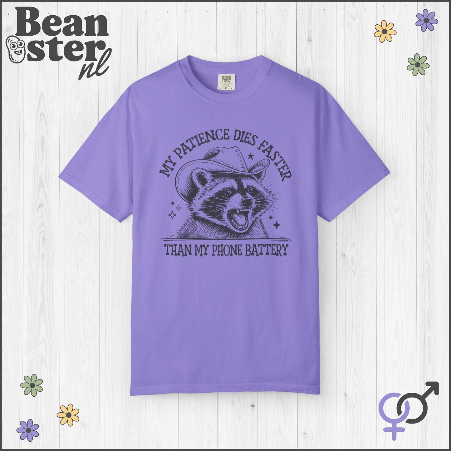 Angry Raccoon Tee – Funny Meme Pun for Gen Z Humor