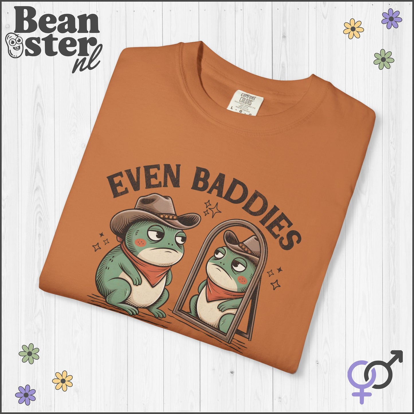 Baddies Get Saddies Frog Shirt – Funny Meme Tee