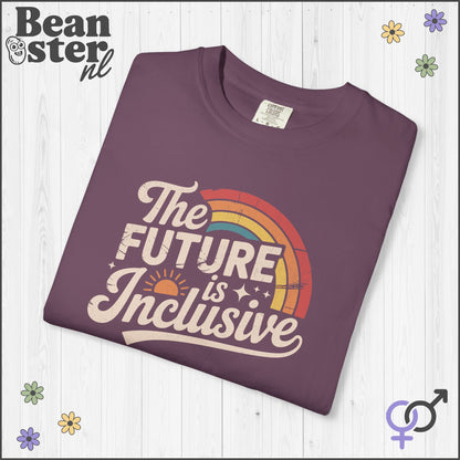 The Future Is Inclusive Retro Rainbow Shirt 🌈
