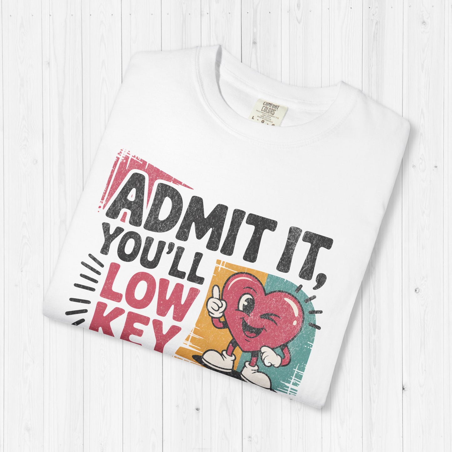 Admit You'll Low Key Miss Me Shirt – 90s Retro Funny Teacher Gift