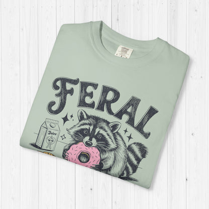 Feral Like My Blood Sugar Shirt – Funny Raccoon Diabetic Tee