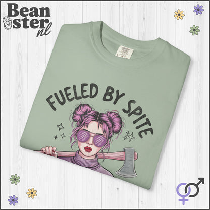 Fueled By Spite & Feminine Rage Anime Girl T-Shirt