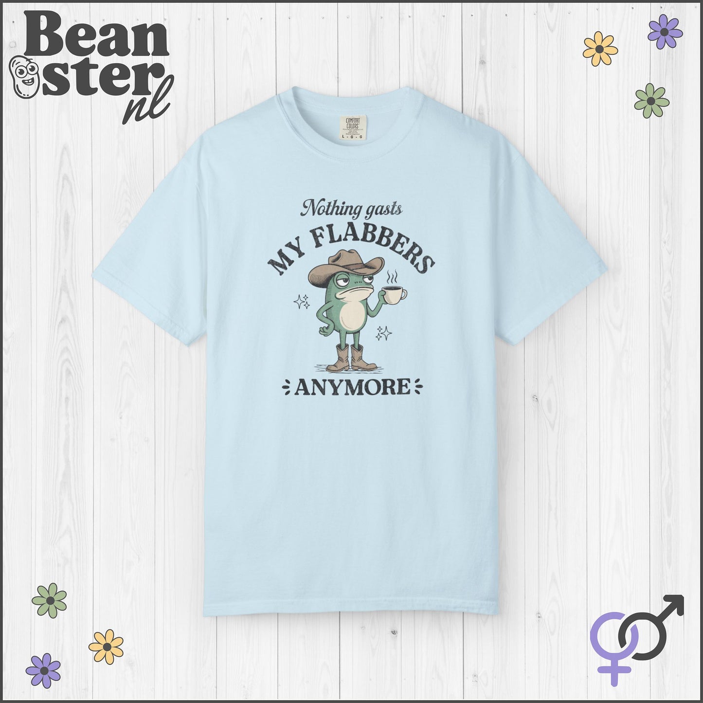 Nothing Gasts My Flabbers Funny Frog T-Shirt | Gen Z Humor