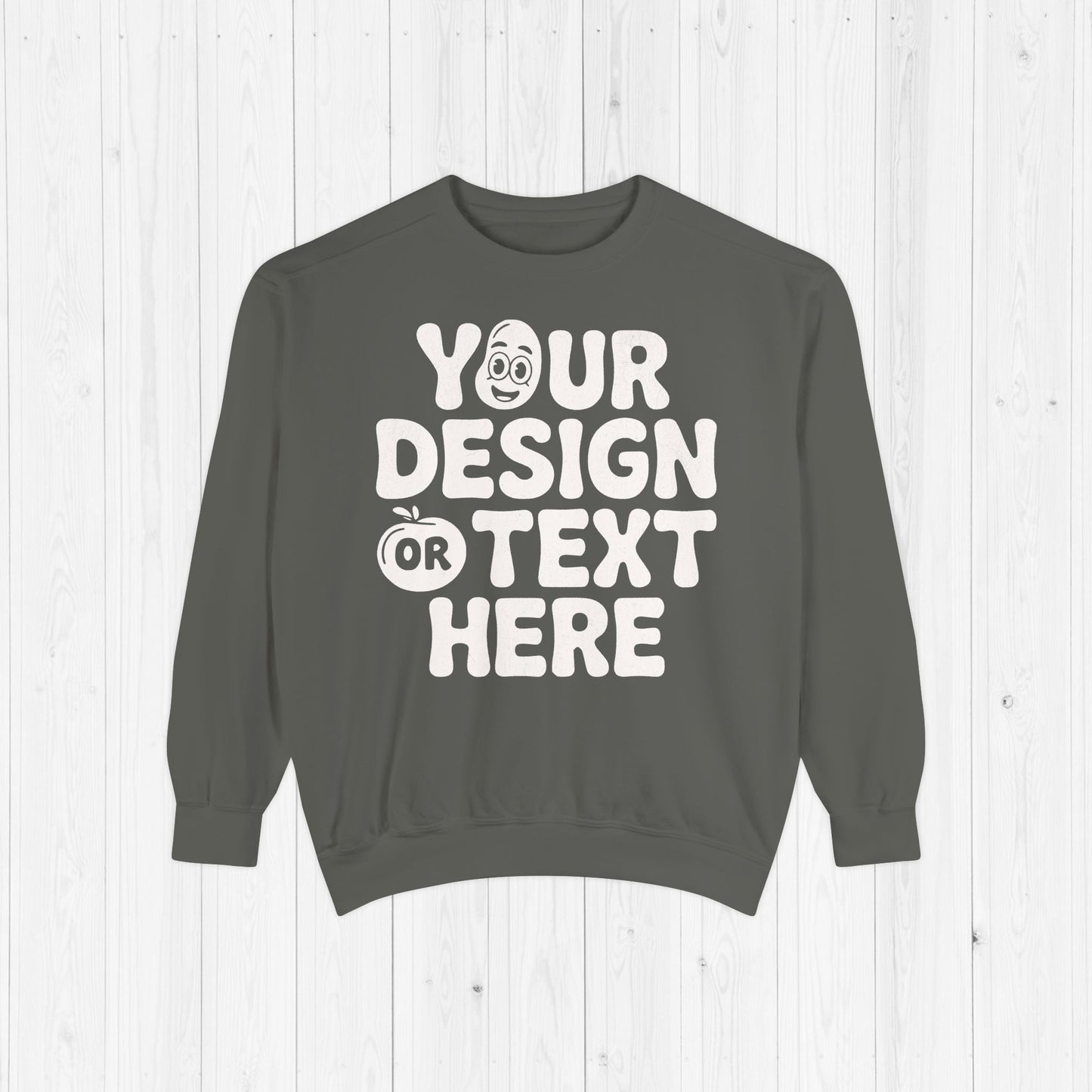 Custom Comfort Colors 1566 Vintage Personalized Unisex Sweatshirt