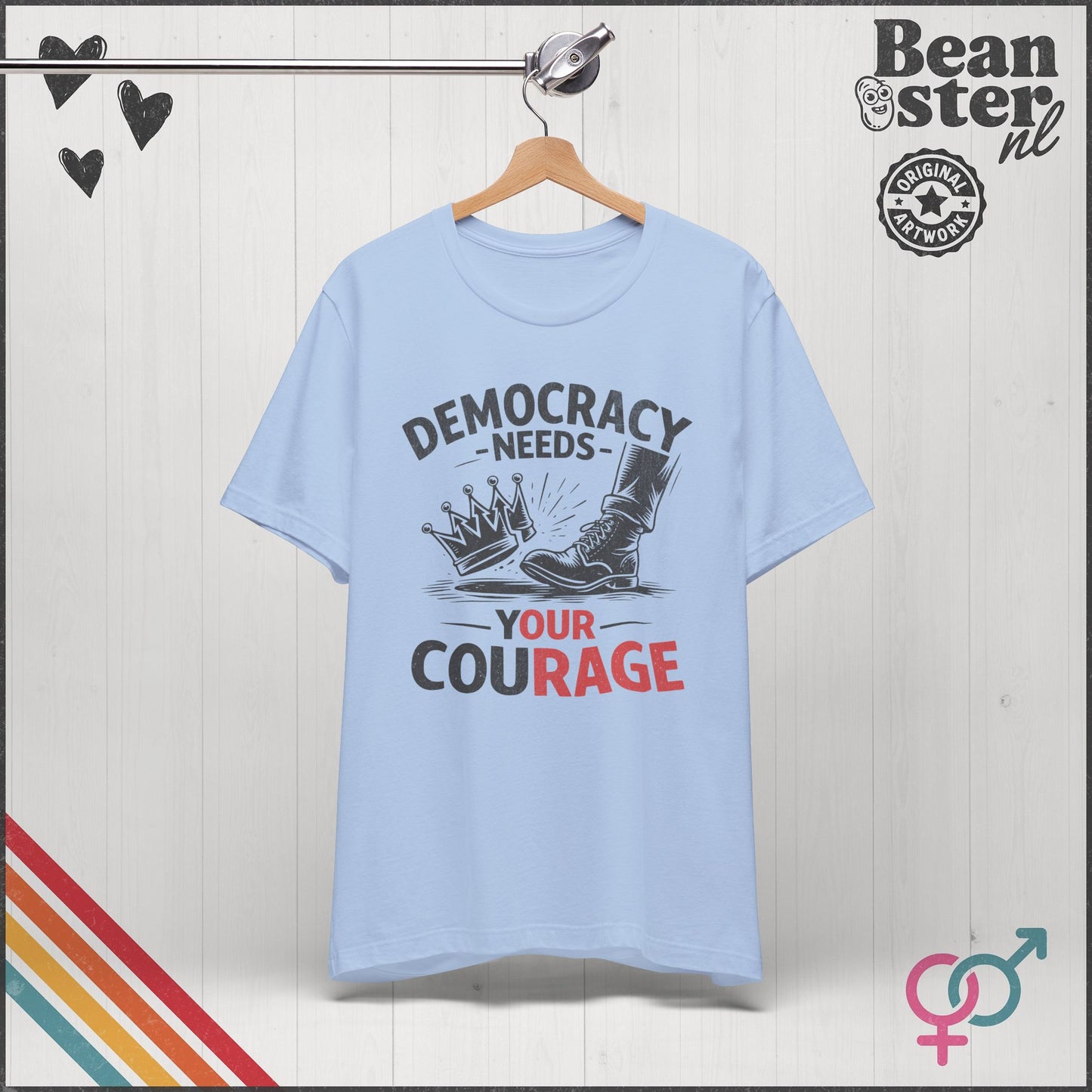 Democracy Needs Our Rage Progressive Activist T-Shirt