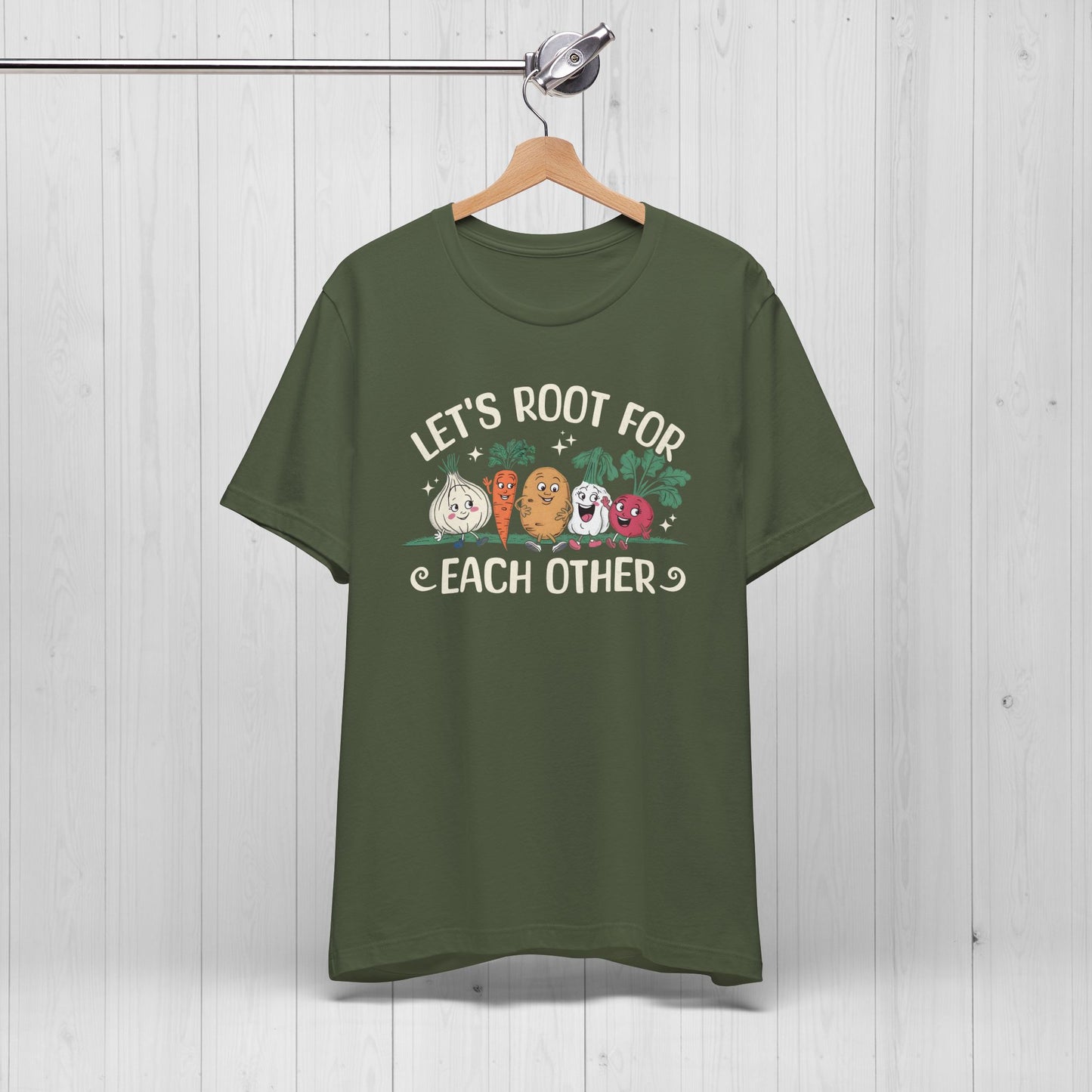 Let’s Root For Each Other T-Shirt | Cute Veggies