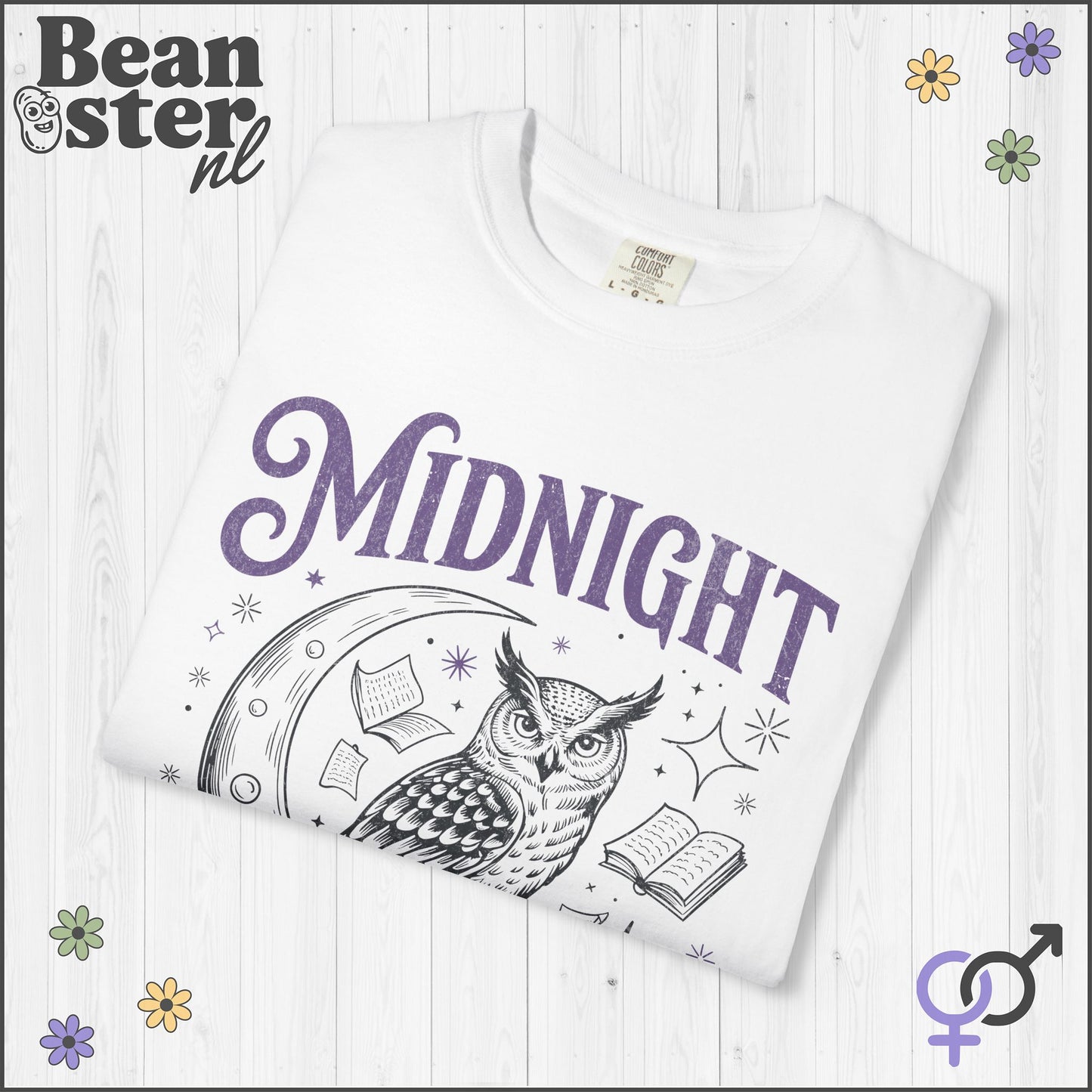 Midnight Reader Society T-Shirt – Funny Book Lover Tee