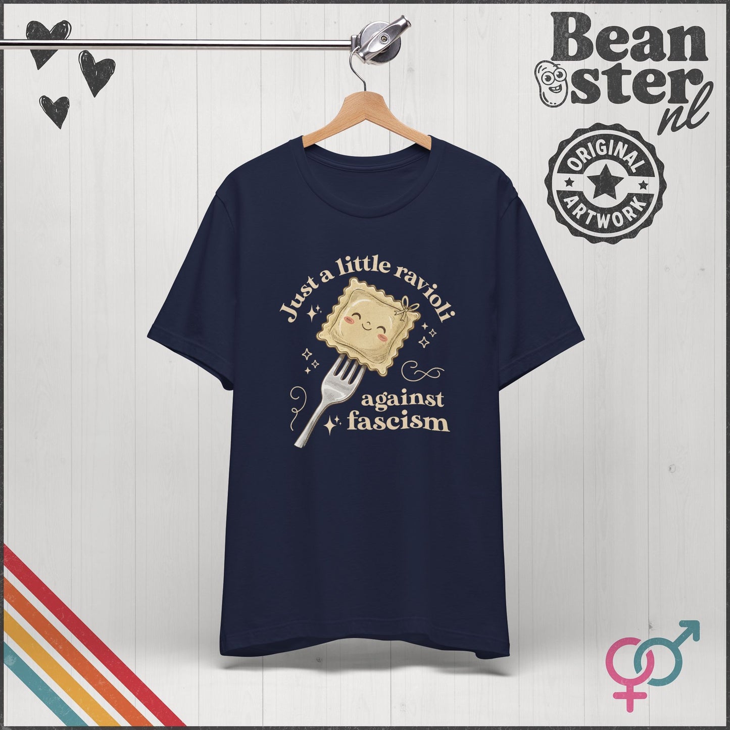 Ravioli Against Fascism Shirt – Cute Activist Tee