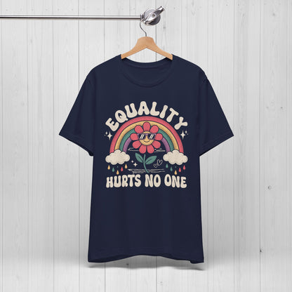 Equality Hurts No One Shirt – Groovy Pride Tee 🌈🌼