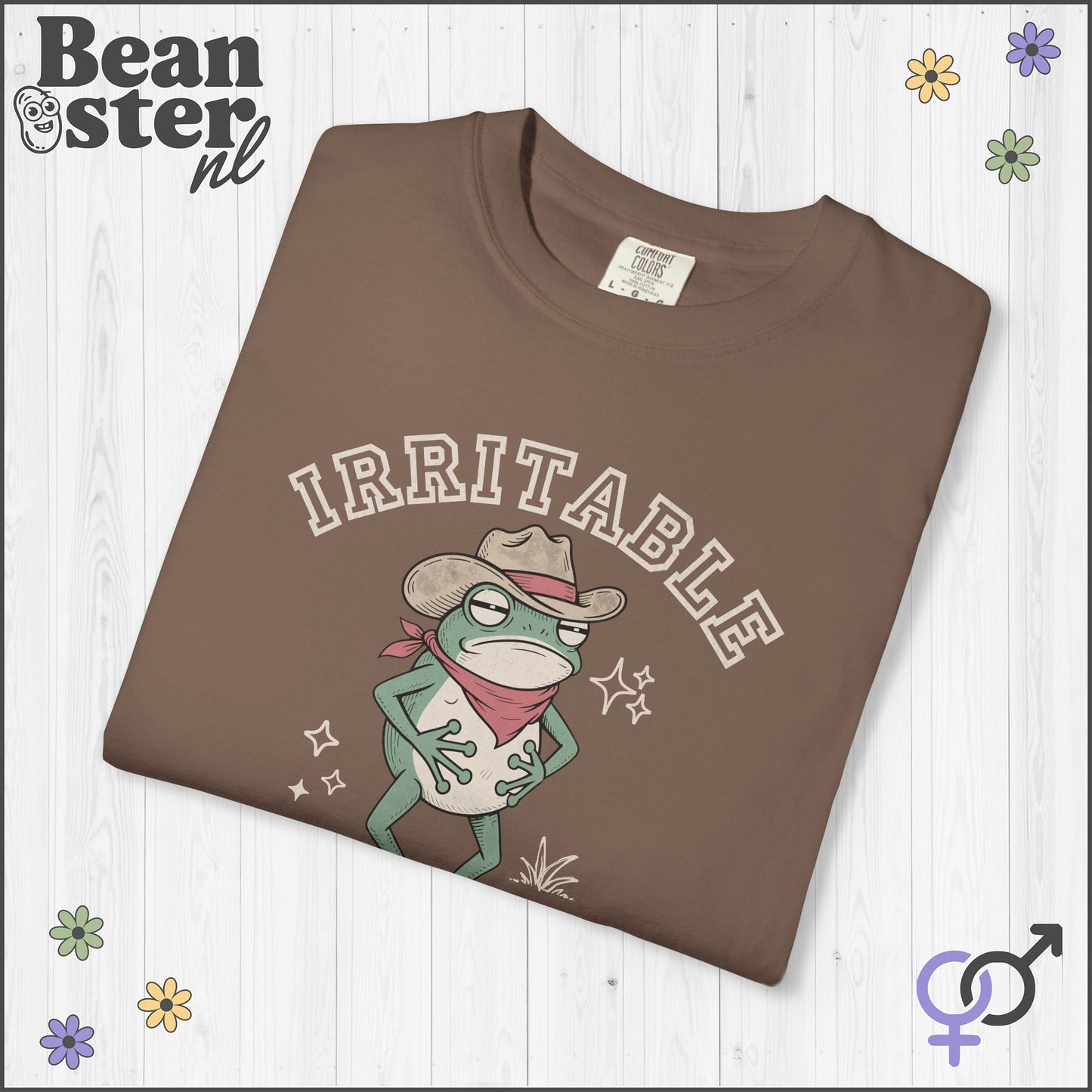 Irritable Like My Bowels Frog Shirt | Funny IBS Gift Tee