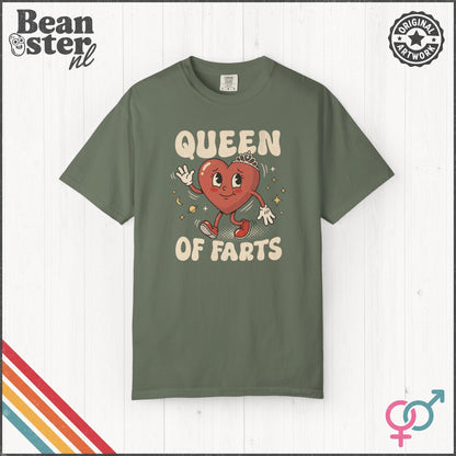 Queen Of Farts Funny T-Shirt | Gen Z Humor Tee
