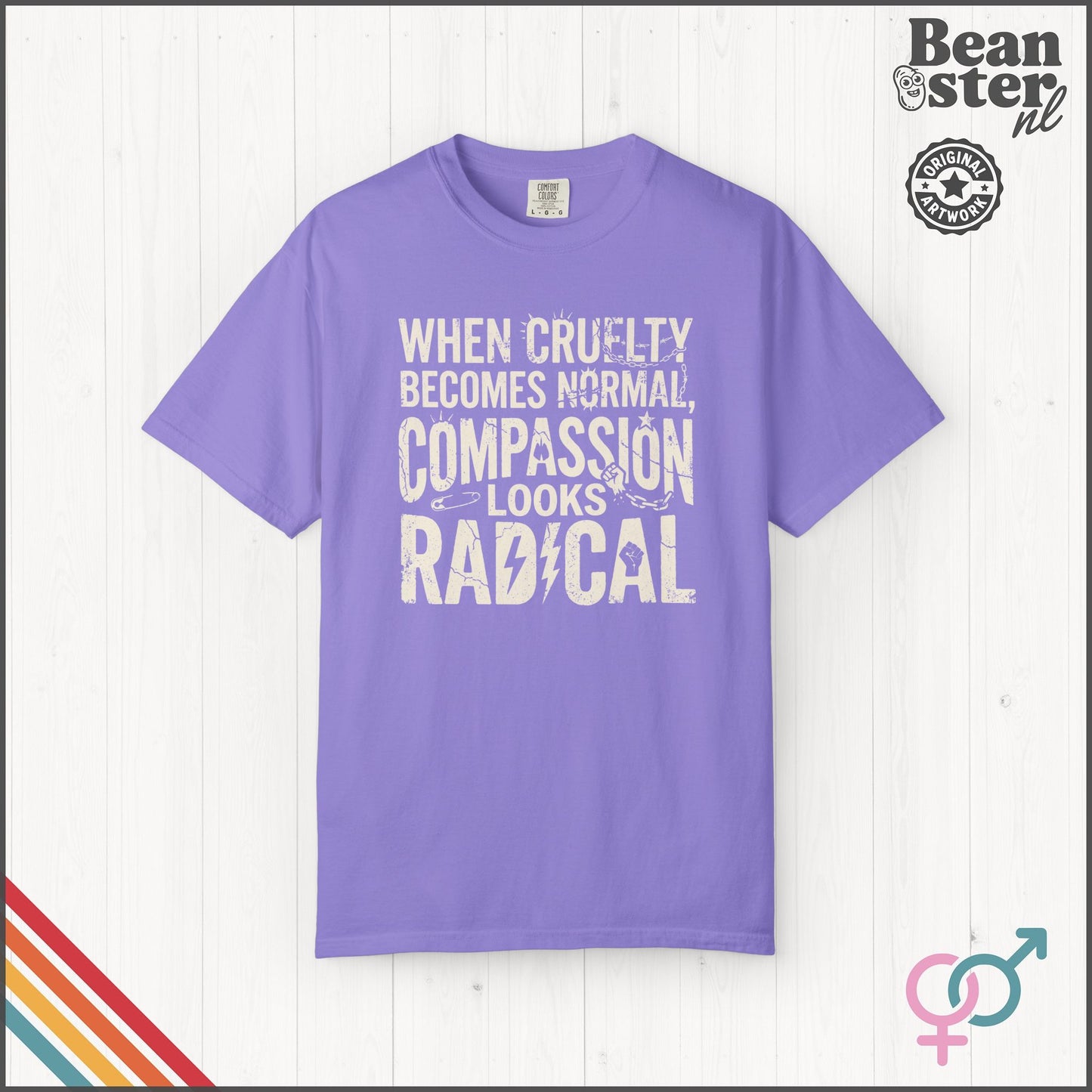 Compassion Looks Radical Protest & Activist T-Shirt
