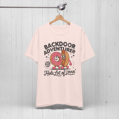 🎯Backdoor Adventurer Shirt | Donut Hotdog Tee