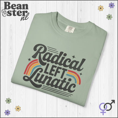 Radical Left Lunatic Retro Rainbow Shirt