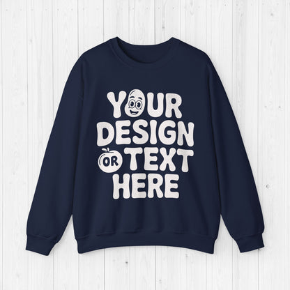 Custom Unisex Sweatshirt –  Personalized Sweater 18000