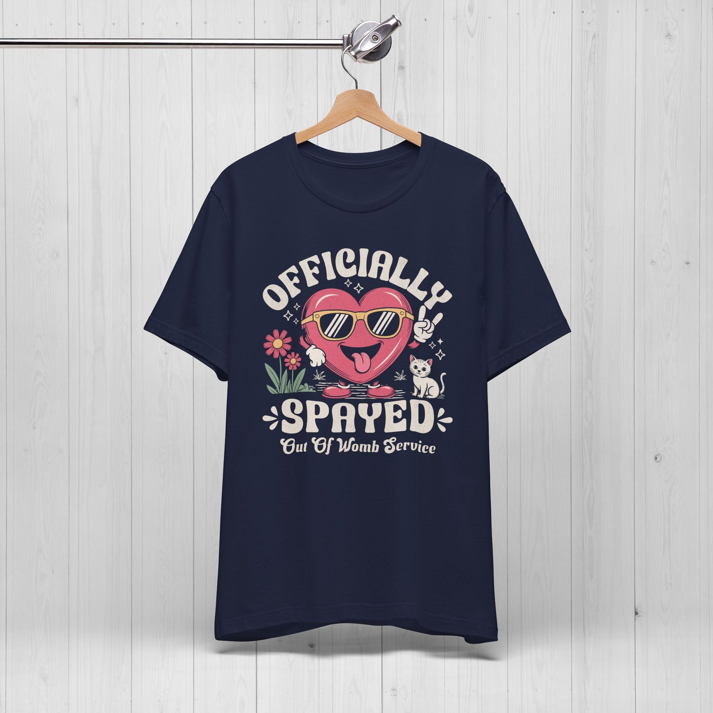 Officially Spayed Tee – Funny Hysterectomy Shirt
