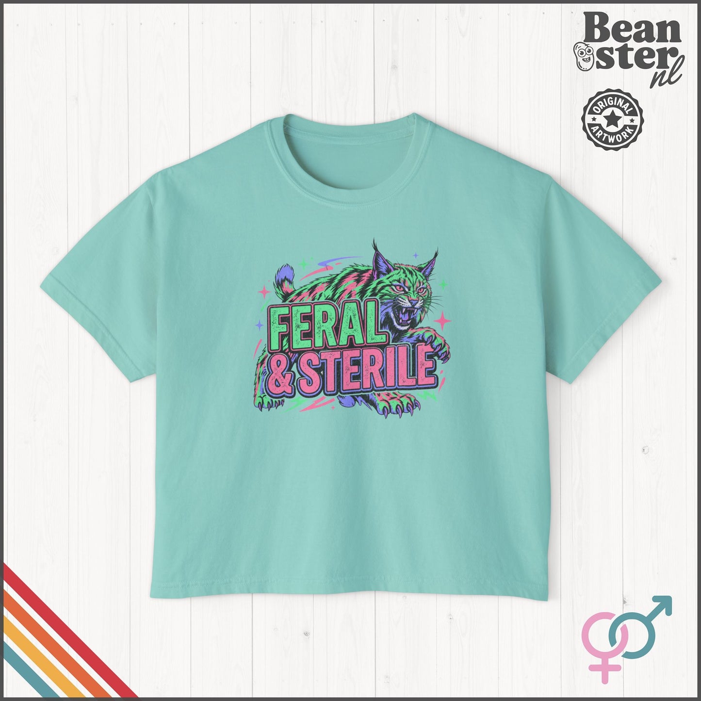 Feral and Sterile T-Shirt | Funny Childfree Lifestyle Tee