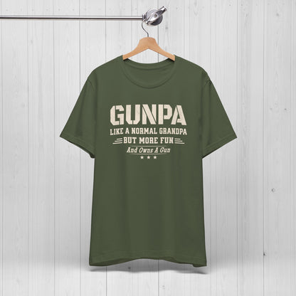 Gunpa Shirt – Funny Grandpa Definition Tee for Weapon Lover Dads