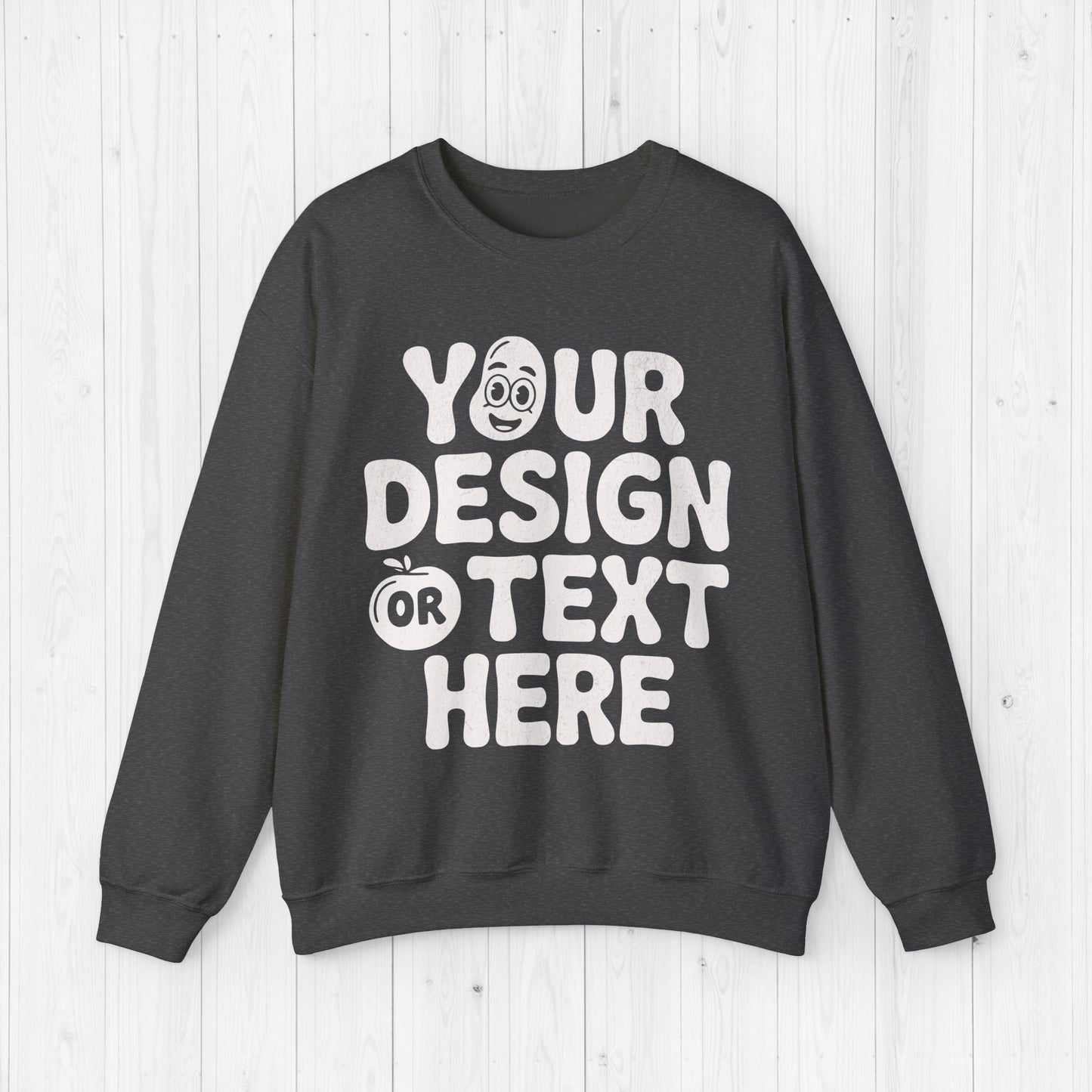 Custom Unisex Sweatshirt –  Personalized Sweater 18000