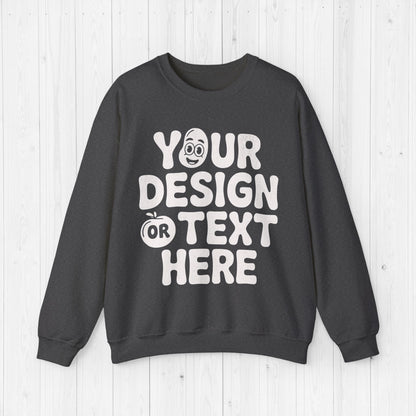 Custom Unisex Sweatshirt –  Personalized Sweater 18000