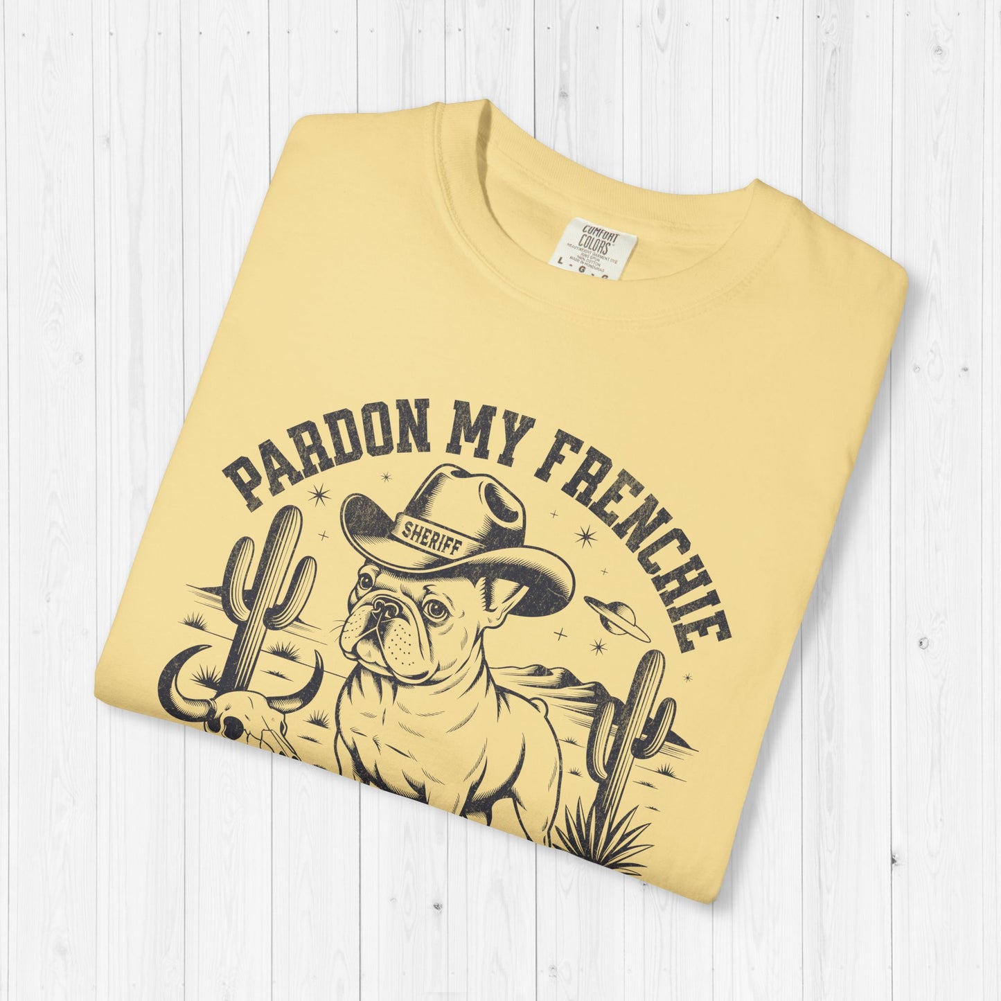 Custom Western French Bulldog Shirt –  Pardon My Frenchie Tee