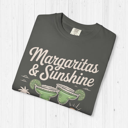 Margaritas and Sunshine Shirt – Vintage Summer Vibes Tee