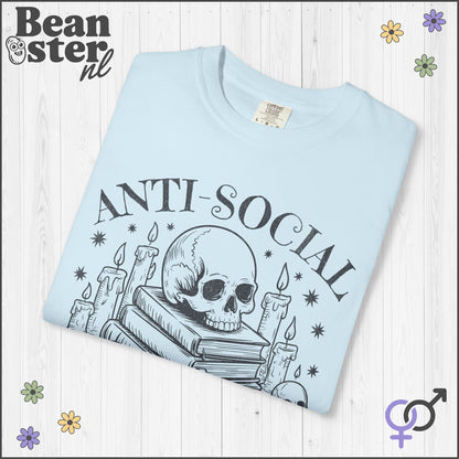 Anti Social Book Club T-Shirt | Funny Book Lover Tee