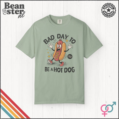Bad Day To Be A Hot Dog Tee – Funny Retro Hotdog Shirt