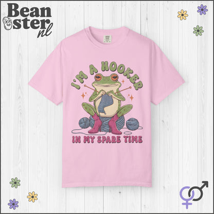 I'm A Hooker in My Spare Time Shirt Funny Knitting Tee